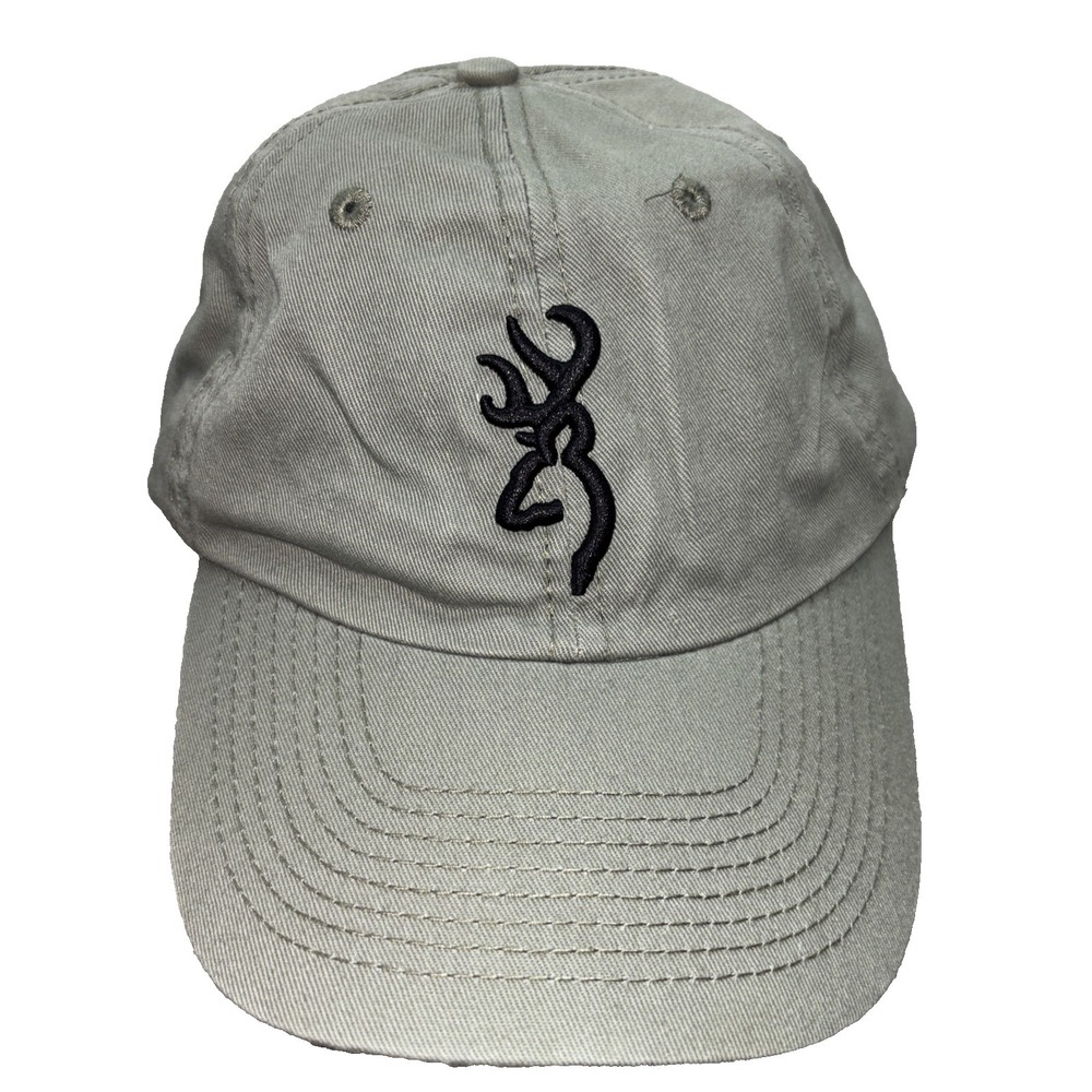 Browning Strapback Hat Green One‎ Size Adjustable Embroidered Logo